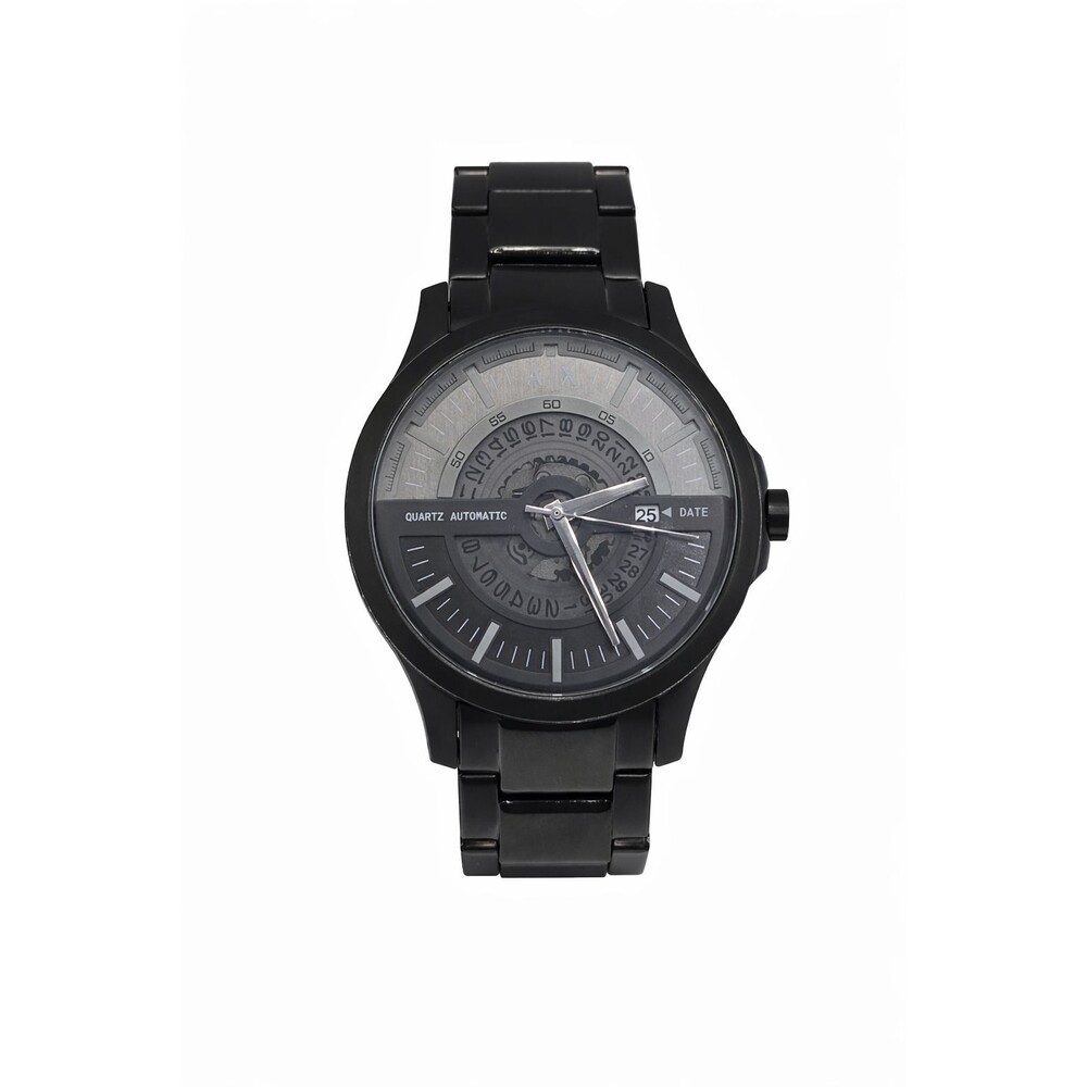 Armani Exchange Hampton Men's Black Stainless Steel Watch AX2104